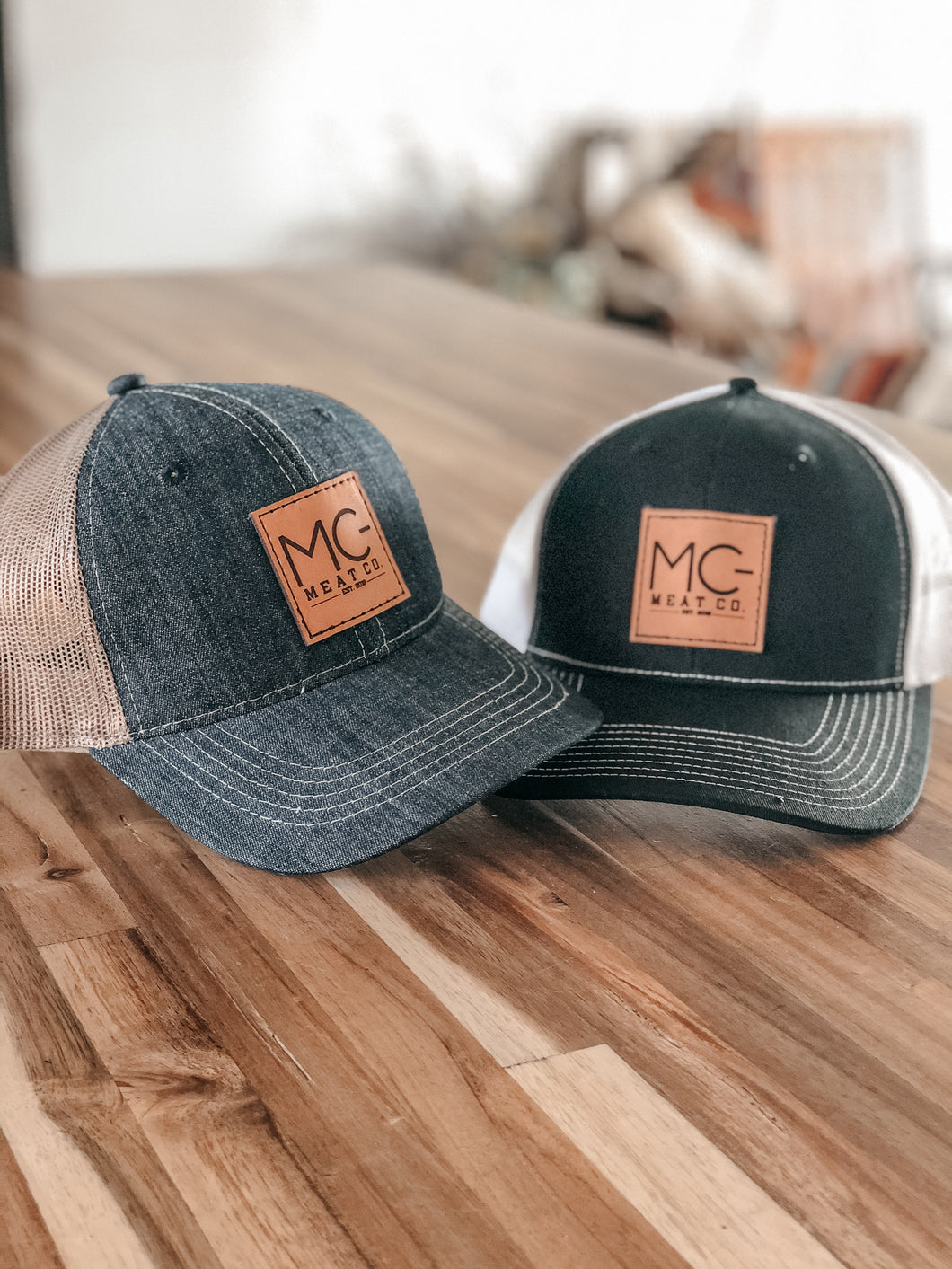 MC- Meat Co. Meshback Hats